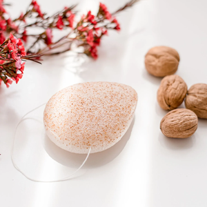 Éponges de bain double face en noix de coco pour le visage, tampons nettoyants en profondeur, éponges faciales naturelles en Konjac pour un nettoyage et une exfoliation doux du visage - Product Image 2