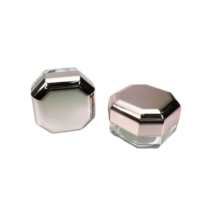 Caja de Polvo Cosmético Transparente Octogonal de 8g, Color Oro Rosa, Estilo <span class=keywords><strong>Rihanna</strong></span>, Portátil, con Esponja, Subcaja para Muestras - Product Image 3
