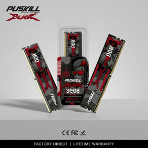 Mémoire de bureau PUSKILL DDR4 16 Go 32 Go UDIMM 3200 MHz Haute Capacité pour Entreprise Module de Mémoire DDR4 RAM 2666 MHz pour PC - Product Image 1