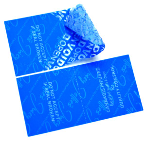 Vinyl không thấm nước làm mất hiệu lực nếu loại bỏ nhãn, bền làm xáo trộn rõ ràng dán cho máy móc Bảo hành con dấu Vinyl bao bì dán - Product Image 1