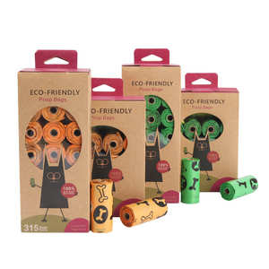 Sac poubelle en plastique jetable avec logo personnalisable compostable écologique pour chats petits animaux caca de chien - Product Image 3