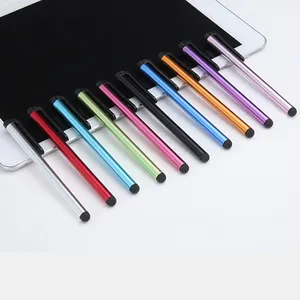 100pcs खुदरा शीर्ष गुणवत्ता Capacitive स्क्रीन स्टाइलस कलम स्पर्श कलम के लिए IPAD के लिए IPHONE 6 5 एस 5C 4 एस, सैमसंग टैबलेट पीसी सेलफोन