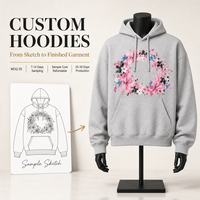 Sweat-shirt à capuche imprimé pour hommes, coupe courte, personnalisé, épais, surdimensionné, 100% coton, avec motif graphique