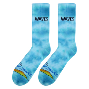 Fábrica de Meias Dos Homens do Logotipo De Algodão Tie Dye Colorido <span class=keywords><strong>Gradient</strong></span> Ramp Cuctom Custom Design Casual Casal Meias - Product Image 3