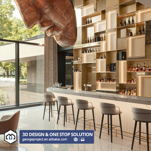 Servizio di Interior Design per Ristoranti e Bar, Rendering 3D, Soluzione Completa, Fornitore Cinese di Materiali Edili - Product Image 1