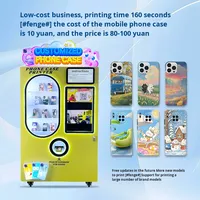 R & E Smart DIY Coque de téléphone entièrement automatique Imprimante 3D Écran tactile Distributeur automatique en libre-service sans pilote Fonction SDK 1 an