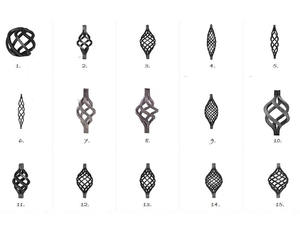 Paniers <span class=keywords><strong>d</strong></span>écoratifs en fer forgé, super qualité et prix compétitif, <span class=keywords><strong>cage</strong></span> à oiseaux, garde-corps à tête tournante à fleurs. - Product Image 2