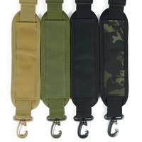 Remplacement de la bandoulière tactique Sangles de bandoulière en nylon rembourrées anti-dérapantes réglables robustes pour sacs à dos/sacs de messager