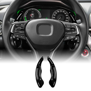 Nuovi Accessori Leve Cambio al Volante in ABS Effetto Carbonio per Honda Accord Sibo Rui Odyssey Urv CRV <span class=keywords><strong>Acura</strong></span> CDX MDX <span class=keywords><strong>ILX</strong></span> - Product Image 5