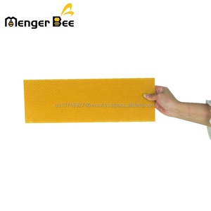 New Yellow Plastic Menger Bee Honeycomb Beeswax <b>Foundation</b> Sheets 5.4mm Cell Size Deep Type 2 Year Model BS-5 - Product Image 6