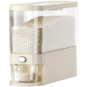 Seau à riz de 5 kg, boîte de rangement scellée pour riz en conserve, farine de riz, qualité alimentaire, avec système de pression - Product Image 1