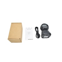 Escáner de Código de Barras de Escritorio Omnidireccional 2D, Lector de Códigos QR con Cable y Manos Libres para Punto de Venta, Supermercado y Caja Registradora
