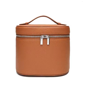 Nuovo Arrivo Vanity Case di Lusso da <span class=keywords><strong>Viaggio</strong></span> per Donna <span class=keywords><strong>in</strong></span> Morbida Pelle PU con Manico e Doppia Cerniera, Borsa Cosmetica di Grande Capacità - Product Image 3
