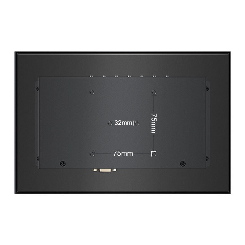 12.1 Inch VGA AV BNC Industrial Factory LCD Monitor 1280*800 Resolution Non-Touch Screen Wall-Mounted Desktop Metal Case