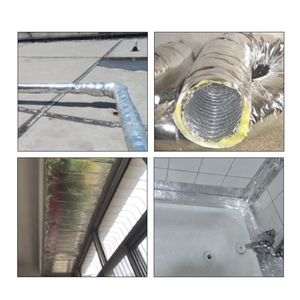 Ruban en tissu de fibre de verre à haute viscosité, résistant aux hautes températures, isolant, ignifuge, moderne, écologique, pour tuyaux industriels - Product Image 5