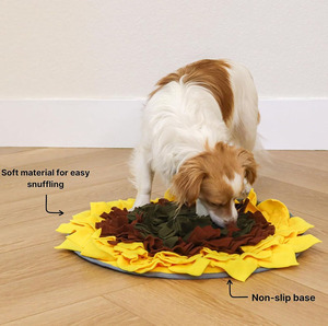 Dog Snuffle Mat Toy <b>Slow</b> <b>Feeder</b> Puppy Chew Toys Keep Busy Sniffing Mat for All Breeds Sizes Pet Snuffle Mat for Dogs Cats - Product Image 5