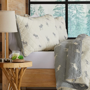 بيع بالجملة مفروشات فندقية لجميع المواسم مريحة ناعمة قابلة للعكس كوخ مفرش سرير لحاف مزدوج - Product Image 5