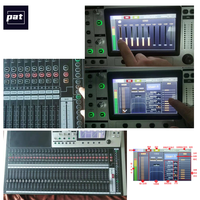 Console de mixage numérique PAT T24 24 canaux avec connectivité USB, contrôle par application, haute qualité, sur pied, double tension pour studio et scène