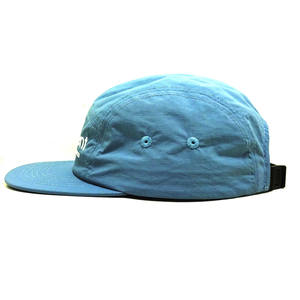 High Quality Perforated 5 Panel Flat Bill <b>Waterproof</b> Polyester Nylon Sport Golf <b>Hat</b> Custom Logo Soft Unstructured Baseball <b>Hat</b> - Product Image 2