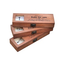 Porte-crayon de luxe, boîte-cadeau en bois pour crayons, livraison gratuite, 2020