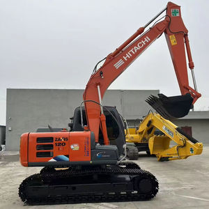 Excavatrice sur chenilles hydraulique d'occasion Hitachi ZX120 de 12 tonnes, d'origine japonaise, Hitachi ZAXIS 120, d'occasion, Hitachi EX120, certifiée EMC - Product Image 1