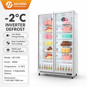 ตู้แช่เค้กแบบกระจกเดี่ยวสำหรับร้านเบเกอรี่ รุ่น LB620C ความคมชัดสูง ป้องกันฝ้า - Product Image 2