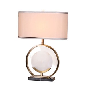 <b>Table</b> <b>Lamp</b> Marble <b>Base</b> E27 LED Bulb Switch Control 220V Modern Minimalist Design For Bedroom Living Room Study Desk - Product Image 5