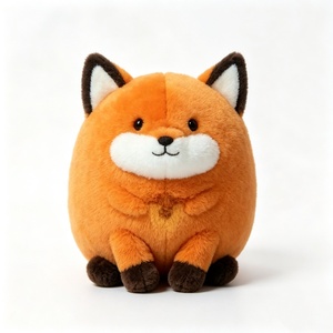 Peluche de zorro personalizado, peluche de zorro rojo, peluche de zorro naranja, juguete de zorro gordo, lindo muñeco de peluche de zorro - Product Image 4