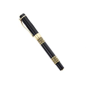Hot-selling Custom High-end Business Signature Metal <b>Pen</b> Black Wood-grain Luxury Ballpoint <b>Pen</b> 0.5mm Tip logo Office School - Product Image 5