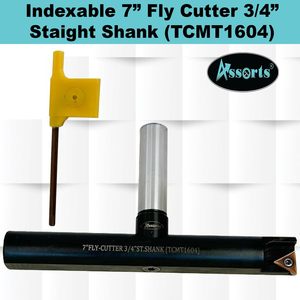 Assorts 7 Inch Fly Cutter 3/4 Inch Straight Shank Single Flute TCMT1604 Insert For Cnc <b>Machining</b> Center - Product Image 2