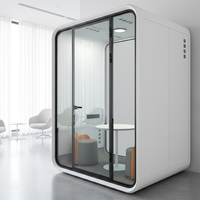 Cabine de bureau insonorisée de taille moyenne, espace de travail privé silencieux, cabine de réunion, cabine insonorisée, vente chaude