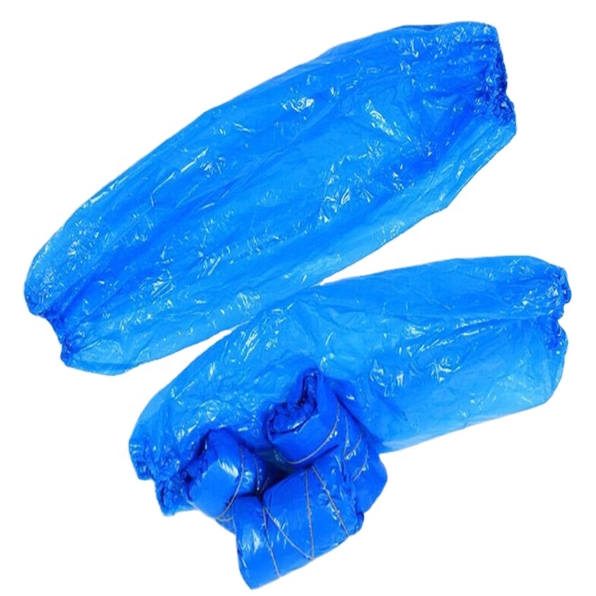 Мужские и женские одноразовые Прозрачные полиэтиленовые чехлы для нарукавников, одноразовые чехлы для нарукавников