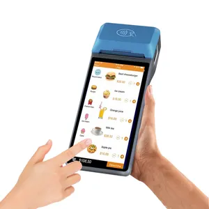 휴대용 NFC 리더 POS 전자 주문 지불 기계 점원 POS 기계 프린터 Z300