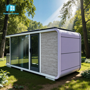 Casa Capsula Prefabbricata Apple Cabin, Container Abitativo Impermeabile, Mini Casa, Bar, Appartamento, Villa per Campeggio, Resort, <span class=keywords><strong>Design</strong></span> Moderno - Product Image 2