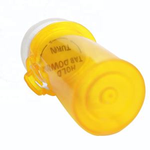 Hochwertige Kunststoff-Apotheken verpackung Reversible Cap Vials Thumb Tab Pill Bottle - Product Image 6