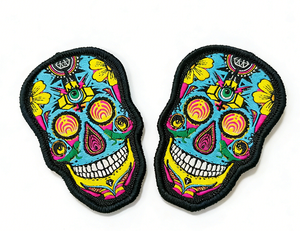 Parches Termoadhesivos Personalizados de Calavera, Pegatinas de Transferencia Térmica de Alta Definición para Sudaderas de Marca de Moda, Jeans, Insignias y Accesorios de Aplique DIY - Product Image 3