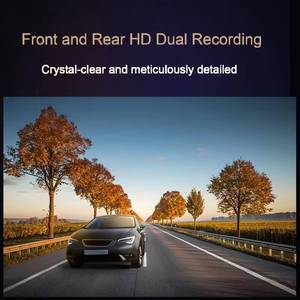 Wholesale 2-INCH 3-lens 1080P WiFi dashcam DVR Car Black Box Monitor Real <b>Camera</b> - Product Image 5