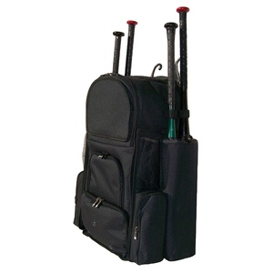 Muestra Gratis, Mochila de Béisbol y Sóftbol Negra Grande y Resistente, Mochila para Bate de Béisbol - Product Image 1