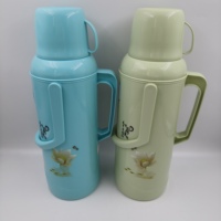 Thermos à double paroi de 2,0 L, grande capacité, réutilisable, isolation 24 heures, écologique, anti-corrosion, pour eau chaude et froide