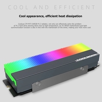 Pour COOLMOON CM-M7S M.2 ARGB SSD dissipateur thermique refroidisseur 2280 ARGB disque solide disque dur boule radiateur Dissipation thermique Pad