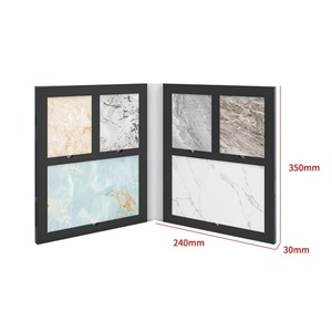 Tùy chỉnh biểu tượng kích thước thiết kế mới thạch anh đá gạch đá cẩm thạch mẫu nhựa hộp hiển thị cuốn sách - Product Image 3