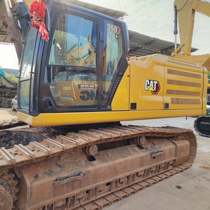 รถขุดไฮดรอลิกแบบตีนตะขาบ CAT350 มือสอง รุ่นปี 2024 พร้อมเครื่องยนต์/มอเตอร์/ปั๊ม/เกียร์บ็อกซ์ สภาพ 90% ใหม่ ผลิตในญี่ปุ่น น้ำหนัก 50 ตัน - Product Image 1