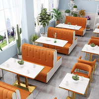 Conjunto de Mesa y Sillas de Comedor Modernas y Duraderas para Cafetería y Restaurante, para Uso en Hoteles, Escuelas y Centros Comerciales