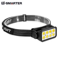 Lampe frontale LED COB rechargeable Lampe torche de camping étanche pour la chasse en plein air et l'exploitation minière souterraine Chargement USB