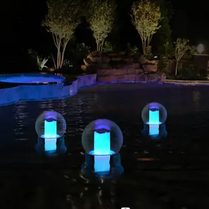 Cootway Zonne-Energie Lichten Drijvende Bal Zwembadlamp Zonne-Energie Zwemmen Grote Zwembadverlichting Geleid Onderwater
