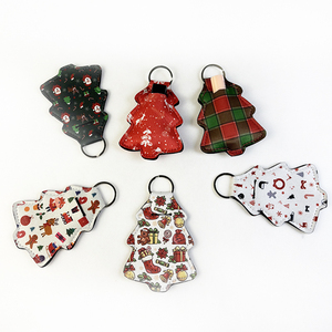 Mới Đến Giáng Sinh Hình Dạng Cây Neoprene Lip Gloss <span class=keywords><strong>Keychain</strong></span> Tùy Chỉnh Thiết Kế Chapstick Chủ - Product Image 6