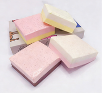 Nouveaux jouets anti-stress à presser en PU double couche, forme gâteau au lait, à remontée lente, souples, réalistes, en forme de pain alimentaire, jouets squishy anti-stress