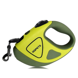 개를 위한 <span class=keywords><strong>LED</strong></span> 조명 개폐식 가죽 끈-맞춤형 로고, 색상 옵션 및 안전 핸들 - Product Image 4