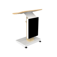 Podium multifonctionnel pour événements avec écran frontal et microphone sans fil, conçu pour les écoles et les églises