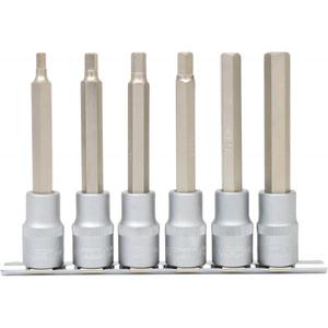 KS เครื่องมือ-911.1336 1/2 ''บิตซ็อกเก็ตชุดหกเหลี่ยมยาว5-12mm (6ชิ้น)-EAN 4042146046173มือซ็อกเก็ต1/2" - Product Image 1